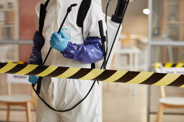 Professional Biohazard Cleanup technician working in Barberton, OH